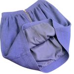 Burberry Brit Woven‎ Short Skirt Womens 6 Blue Pockets Gold Zipper Quiet Luxury Photo 11