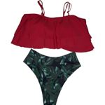 Red Green Bikini Set Small Photo 1