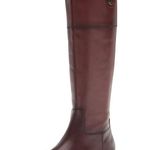 Sam Edelman  Knee High Drina Leather Riding Boot Dark Terazzo Brown Size 5.5 Photo 0