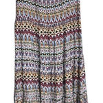 Bongo  Maxi Skirt Medium Multicolor Patterned Belted‎ Bohemian Casual Photo 0