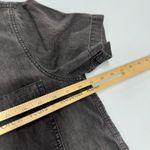 Madewell Shirt Womens Medium Denim Short Sleeve Button Up Shirt in Lunar Wash Photo 11