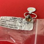 Bomb Party RBP3880 “Perfect Taste” LC Smokey Quartz on Rhodium Size 7 Ring NWT Photo 4