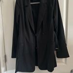 Majorelle  Black Oversized Blazer Jacket Photo 4