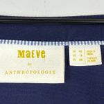 Maeve Anthropologie Sonja Top Women 6 Blue Floral Embroider Balloon Sleeve Boho Photo 5