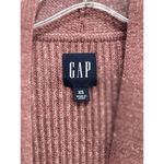 Gap Mauve Knit Open Cardigan Long Sleeve Size XS Pockets Thick Warm Photo 1