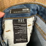 Kut From The Kloth Naomi High Rise Fab Ab Ankle Straight Jeans Size 0 Photo 5