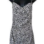 Princess Polly  McLeod Blue Floral Drawstring Ruched Halter Ruffle Mini Dress Photo 0