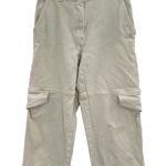 Aritzia Wilfred Free Maeve Cargo Pant Mid Rose Twill Cream Ivory Size 00 Photo 7