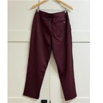 FIGS Tena FORMx Slim Tapered Scrub Pants in Burgundy, Size Large Photo 9