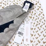 NWT NEW PQ Oro Seamless Metallic Reversible Swim Bottom Large L Silver Photo 4