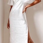 Lulus White silk prom dress Photo 0