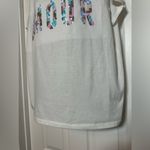 F&F Pink Purple Sequin White Short Sleeve Oversized Women’s Shirt Size 16 XL Photo 4