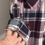 Eden & Olivia  Maternity Plaid Blouse Photo 4