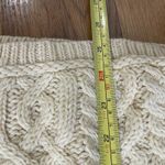 ARAN CRAFTS Cardigan Sweater Small Yellow 100% Wool Ireland Chunky Granniecore Photo 5