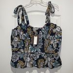 Anthropologie x Forever That Girl Floral Peplum Top Photo 3