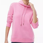 J.Crew Pink Funnelneck Sweatshirt in Cloudspun Fleece Relaxed Fit, Size Small‎ Photo 0