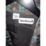Anne Klein Vintage II Brown and Blue Blazer Size Small Photo 2