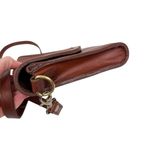 Nisolo Cleo Convertible Crossbody Bag Brandy Woven Leather Brown Photo 10