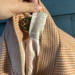 Anthropologie Idra Double Breasted Zip Jacket Blazer, Orange, Size 10 Photo 9