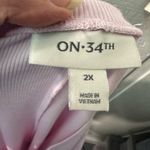 On 34th Lavender Trendy Plus Size Puff Photo 9