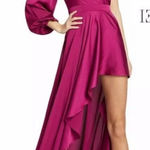 Mac Duggal  49141 Pink Hi Low Gown Sz 2 Photo 0