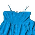 Forever 21  Blue Sleeveless V Neckline Wide Leg‎ Jumpsuit Size L Photo 9