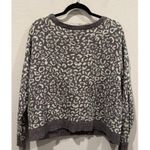 Free People Cool Cat Alpaca Mint Grey White Blend Sweater Photo 2