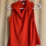 Studio Y  Orange Tank Top Shirt Clothing Blouse Women Size M Formal Y2K Photo 0