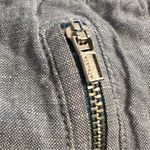 Athleta  Blue Linen Drawstring pull on Pants size 12 Photo 8