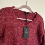 Frye NWT V Neck Long Sleeve Cropped Sweater Size XS Photo 2