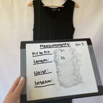 Nina Leonard dark forest green dress midi sleeveless v-neck women's size M rayon Photo 5