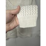 Cozy Casual Knit Sweater Women’s Size Small Casual Lightweight Pullover Top White Photo 4