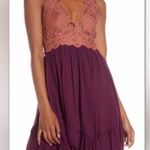 Free People  Adella dress copper combo size Small this dress is like new Photo 2