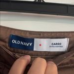 Old Navy  Extra High Rise Cargo Satin Pants Photo 1