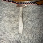 Free People  Wool Linen Oversized Pullover Sweater Fringe Grey XS Photo 2