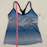 Nike  Women's Racerback Tankini Top-Stripe Size M Photo 6