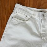 Madewell ‎ Petite Low-Slung Baggy Jeans Pure White size 26p NWT Photo 4