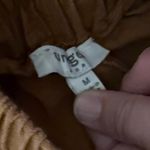 Umgee  Linen Blend Elastic Waist Ruffle Hem Pants Photo 3