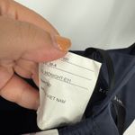 After Six  Square neck Fluid Satin Maxi Dress With Bow Straps In Midnight Navy Photo 6