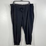 Wit & Wisdom Black Utility Jogger Pants Plus Size 3X Drawstring Casual Pockets Photo 1