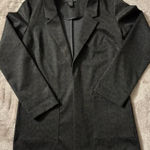 Christianâ Siriano Womens Animal Print Open Blazer Jacket Size Small Black Photo 0