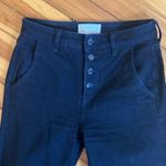 Everlane The Wide Leg Crop Jean Button Front in Black Size 26 Photo 4