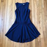 Julia Jordan  EUC Women's Fit & Flare Low Waist Navy Blue Sleeveless Dress Size 2 Photo 0