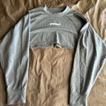 Four thirteen Cropped Pullover Black Photo 0