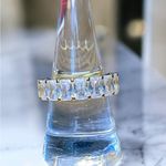 CZ Eternity Wedding Band 6MM Stones Size 9 NEW Gold Photo 3