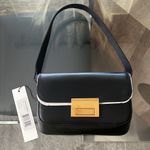 Loeffler Randall Revolve Stefania Baguette Bag, Black NWT Photo 5