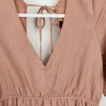 Lulus Sunshine Daydream Rusty Rose Short Sleeve Cutout Mini Dress Size L Pink Size L Photo 5