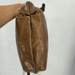 Brighton Breeland Golden Bronze Snake Print Shoulder Bag, In Excellent Condition Photo 4