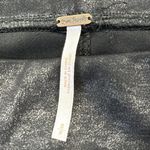 Free People  Faux Leather Ankle Zip Leggings Pull On Black Pants Size Small EUC Photo 4
