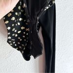 Beach Riot Carlie Gold Spot Print One Piece Sz Small Black Cut Out Belt Photo 5